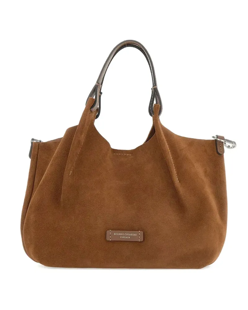 Gianni Chiarini Dua Tote Bag aus Wildleder - Braun Braun