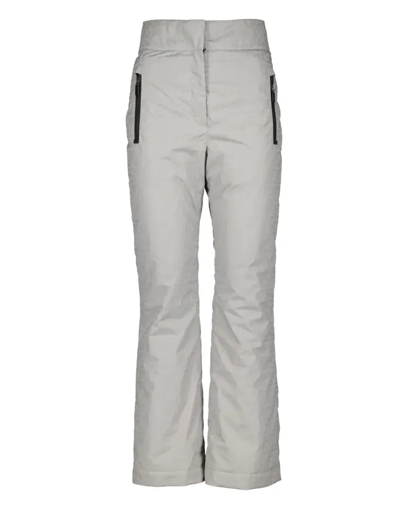 Fendi Skihose aus Logo-Jacquard - Grau Grau