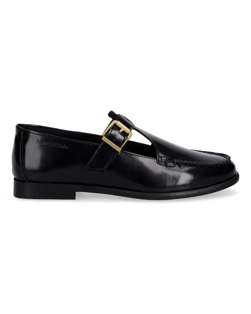 Marc O'Polo buckle-fastening leather loafers - Schwarz Schwarz