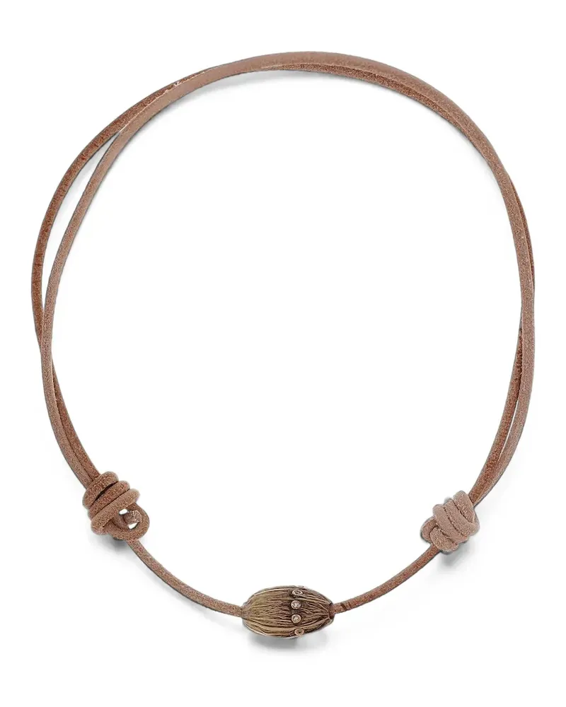 DEZSO L Coquito Halskette mit Diamant - Rosa Rosa