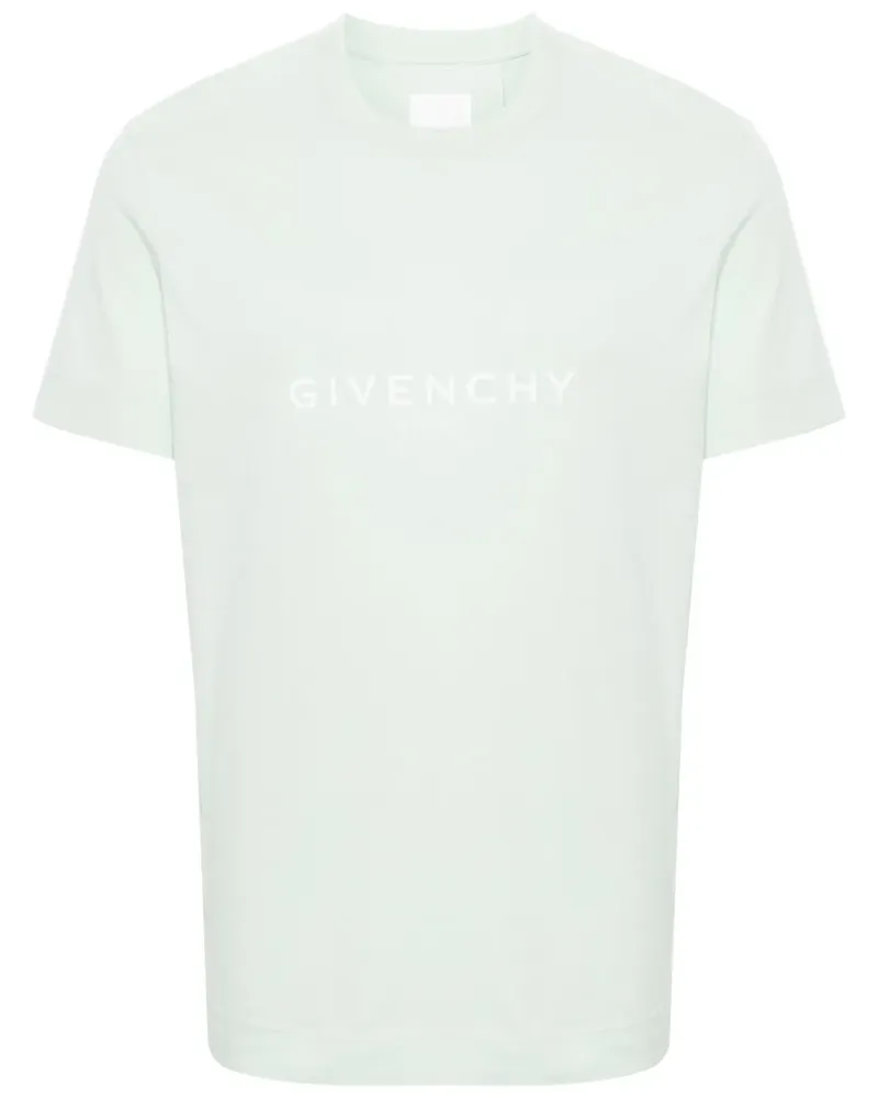 Givenchy T-Shirt mit Logo-Print - Grün Grün