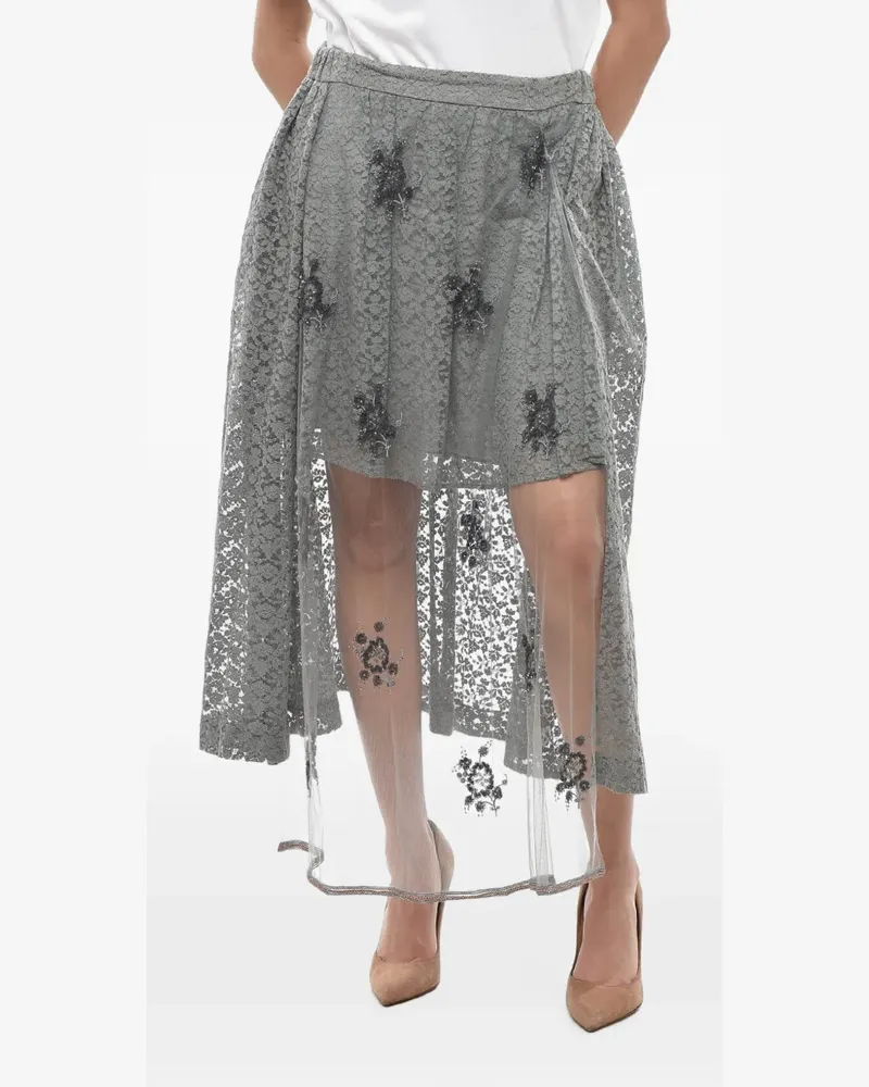 Stella McCartney Asymmetrischer Rock - Grau Grau