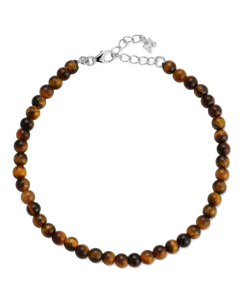 MATEO Armband mit Tigeraugen - Braun Braun