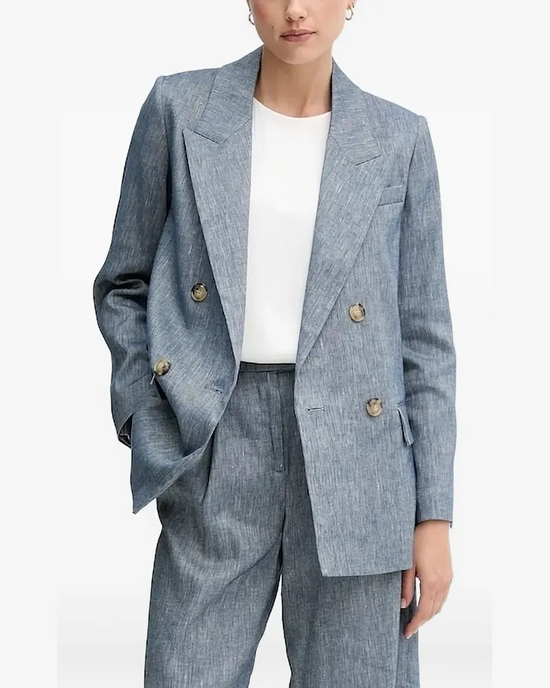 Sisley Doppelreihiges Sakko - Blau Blau