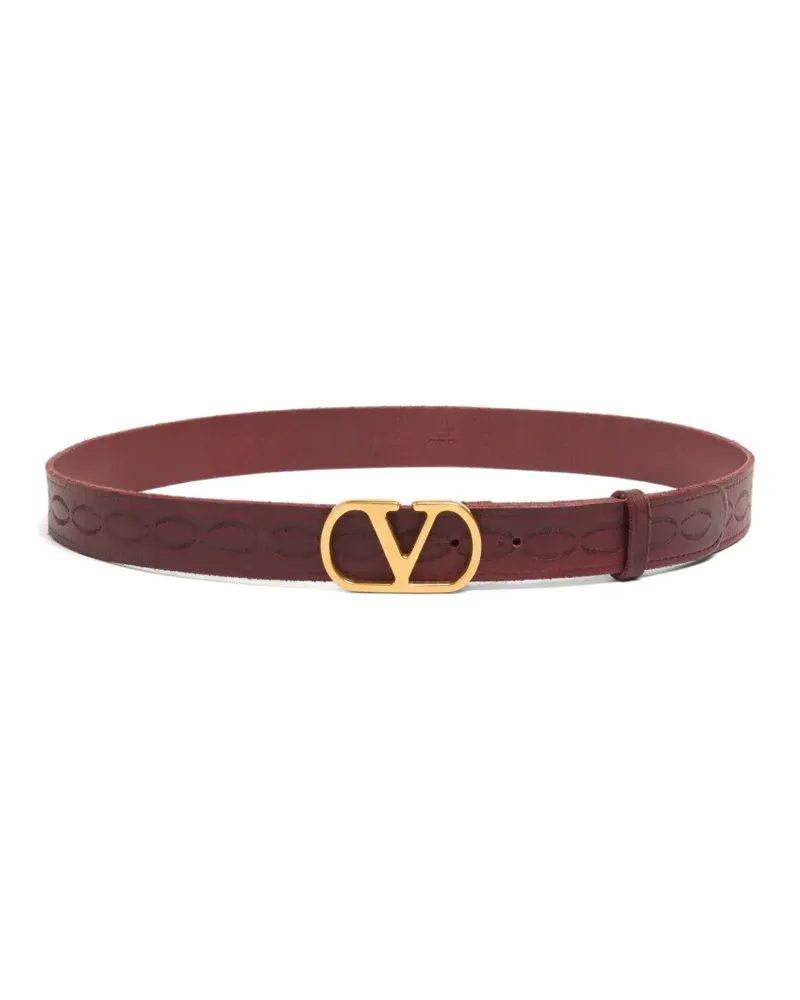 Valentino Garavani VLogo Signature Gürtel 30mm - Rot Rot