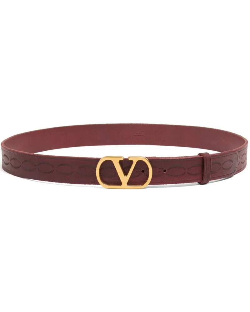 Valentino Garavani VLogo Signature Gürtel 30mm - Rot Rot