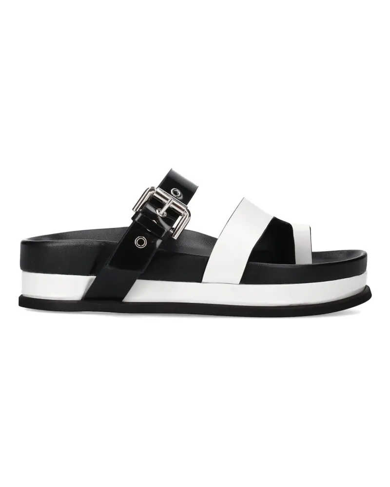 Premiata buckle platform sandals - Weiß Weiß