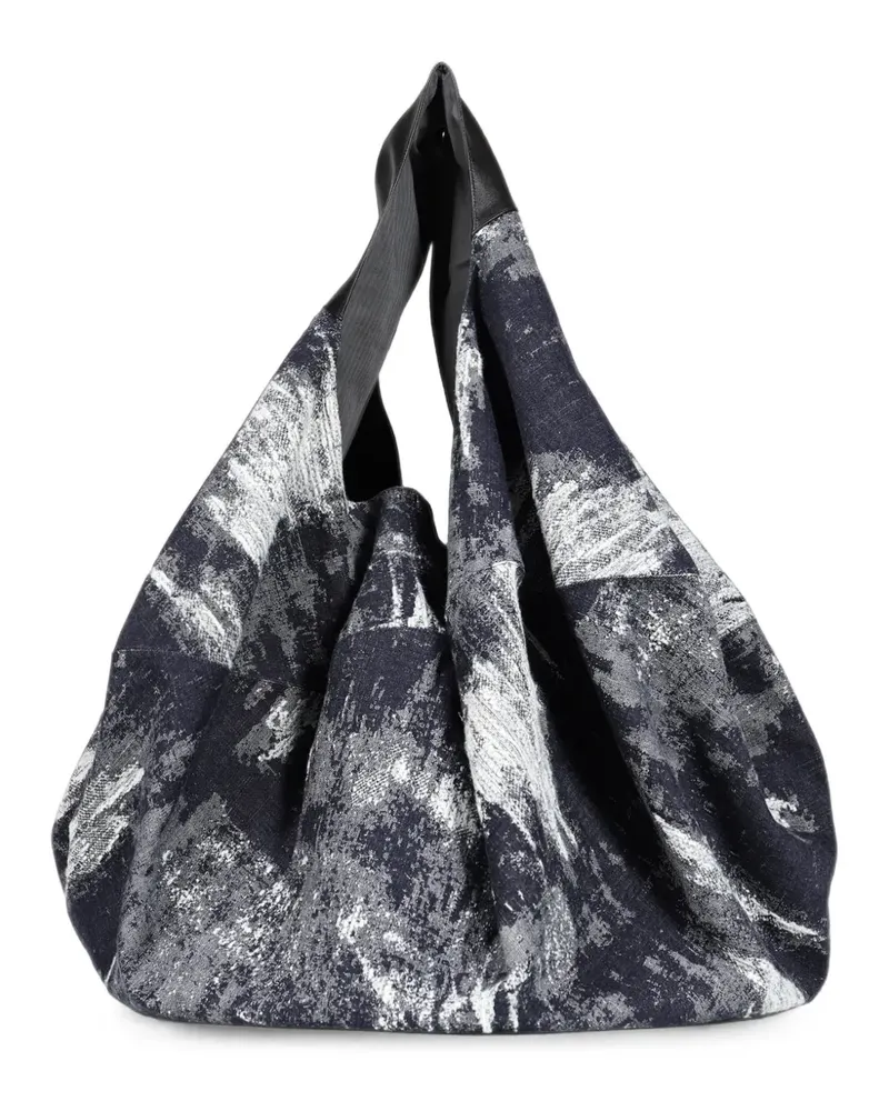 TAAKK abstract-print shoulder bag - Blau Blau