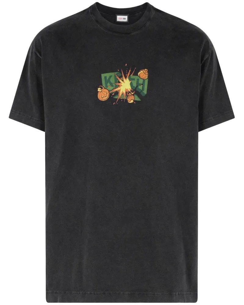 KITH x Marvel Green Goblin Vintage T-Shirt - Schwarz Schwarz