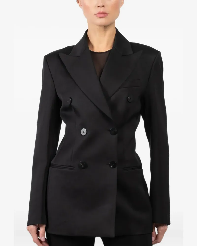 Seafarer Doppelreihiger Blazer - Schwarz Schwarz