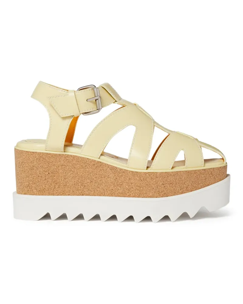 Stella McCartney Elyse Veuve platform sandals - Gelb Gelb