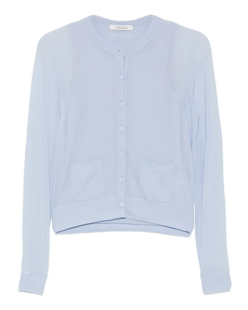 Dorothee Schumacher Twinset aus Sheer-Strick - Blau Blau