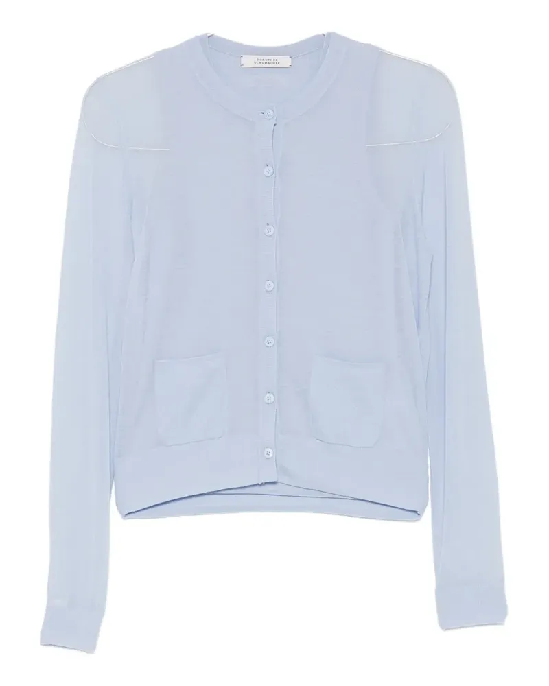 Dorothee Schumacher sheer-knit twinset - Blau Blau