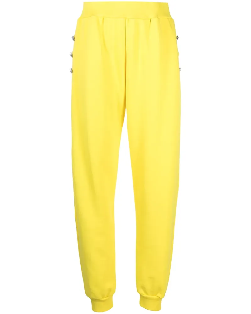 Philipp Plein Iconic Plein Jogginghose - Gelb Gelb