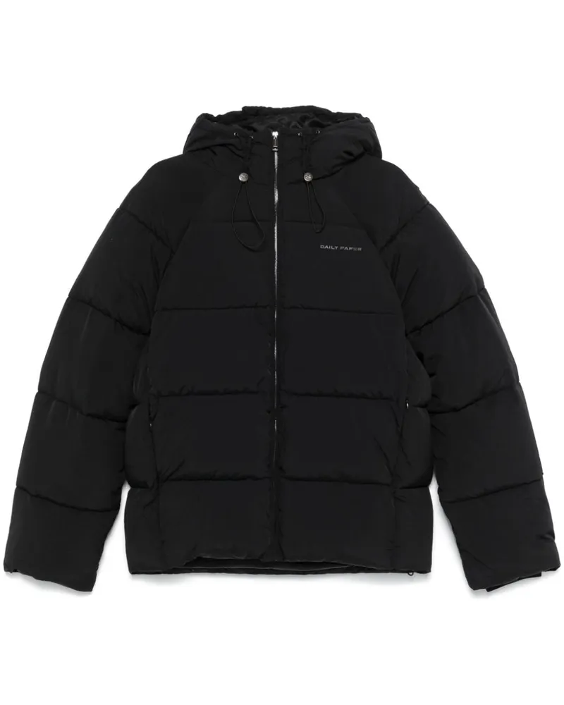 Daily Paper Jacke mit Logo-Print - Schwarz Schwarz