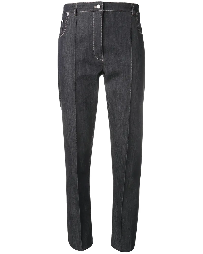 Rokh Cropped-Hose - Blau Blau