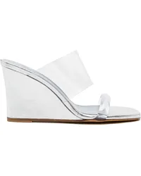 Maryam Nassir Zadeh Olympia Wedge-Sandalen 80mm Silber