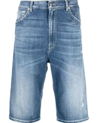 Dondup Jeans-Bermudas mit hohem Bund Blau