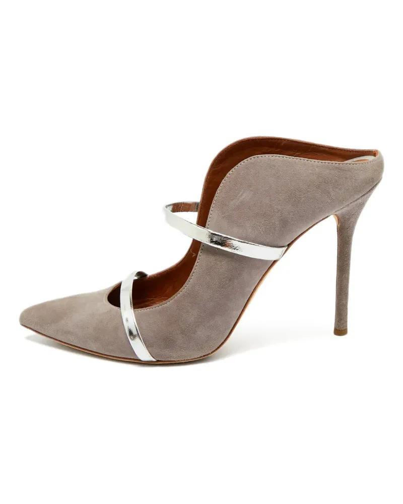 Malone Souliers Spitze Maureen Mules - Grau Grau