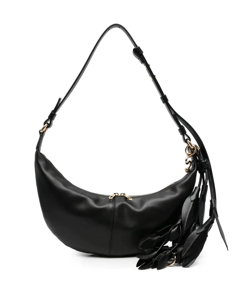 SPORTMAX tassel-detail leather shoulder bag - Schwarz Schwarz