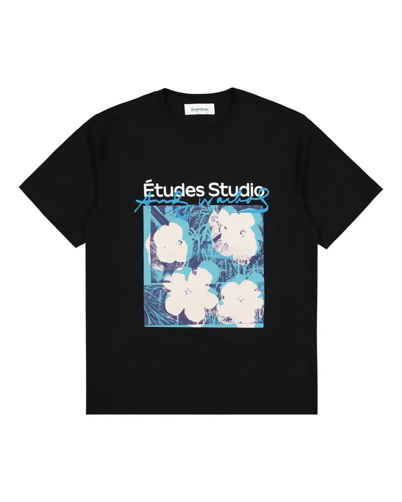 Études Studio T-Shirt aus Baumwolle - Schwarz Schwarz