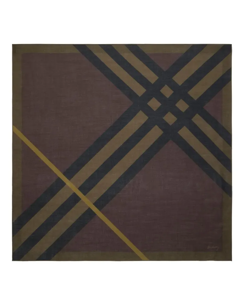 Burberry Karierter Schal - Braun Braun