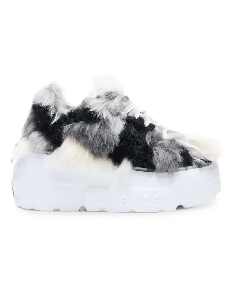 Casadei Nexus Husky Sneakers aus Faux Fur - Grau Grau