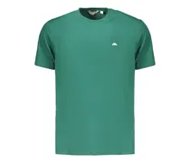 logo-print T-shirt - Grün