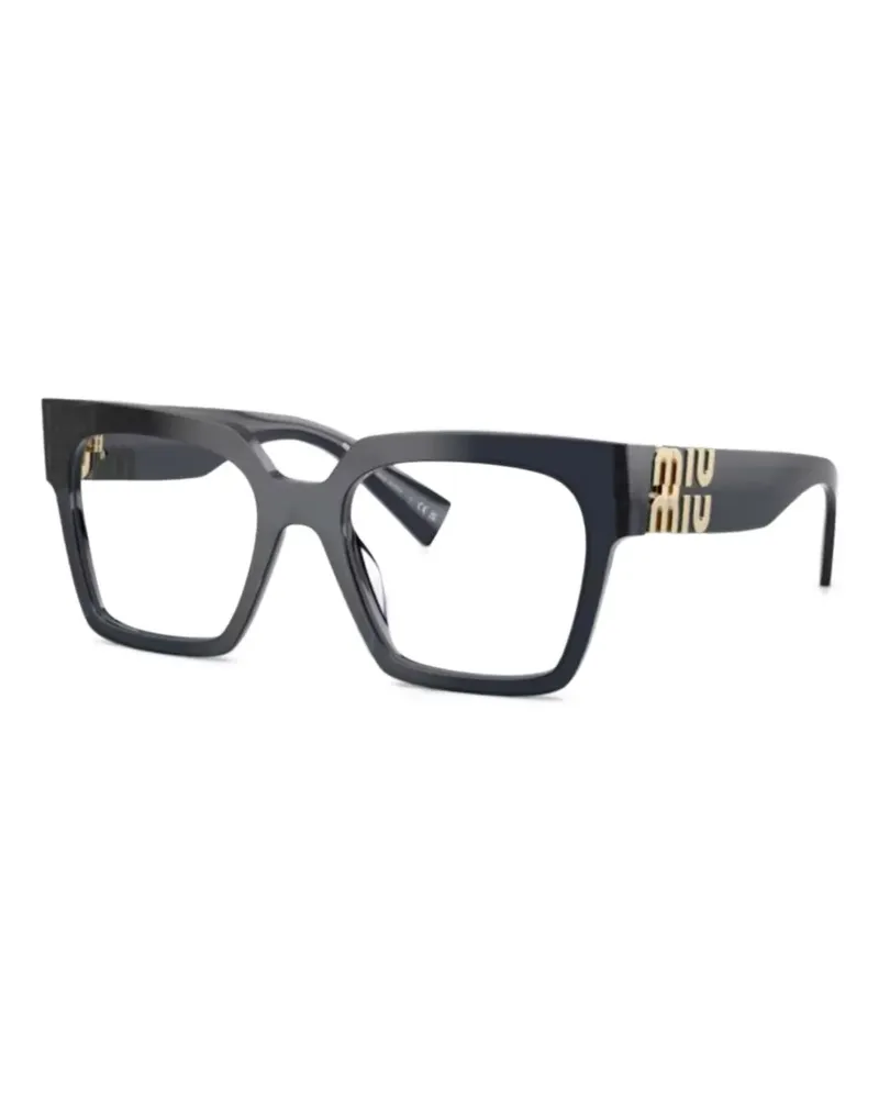 Miu Miu Eckige Brille - Schwarz Schwarz