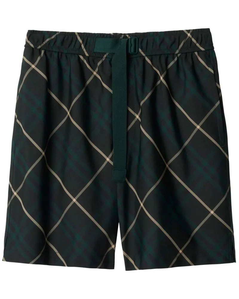 Burberry Bermudas mit Vintage-Check - Grün Grün