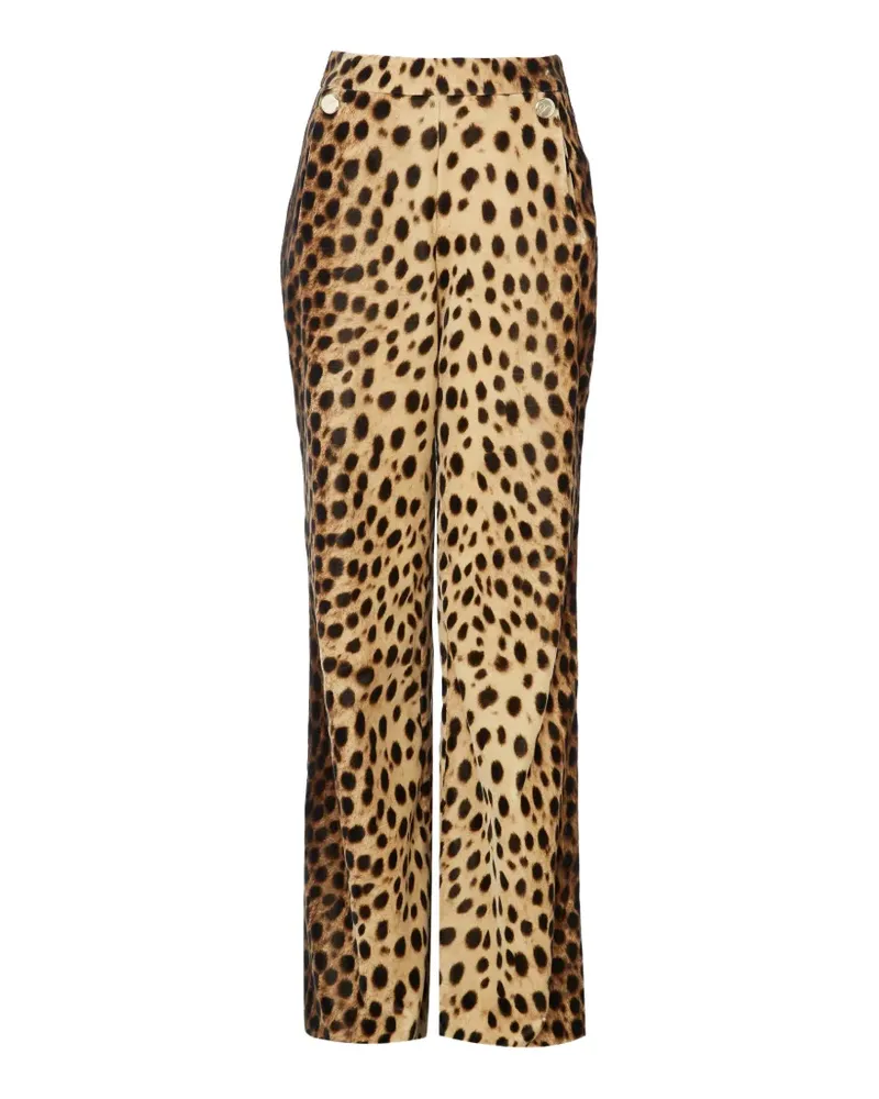 Temperley London Nemera Hose mit Animal-Print - Nude Nude