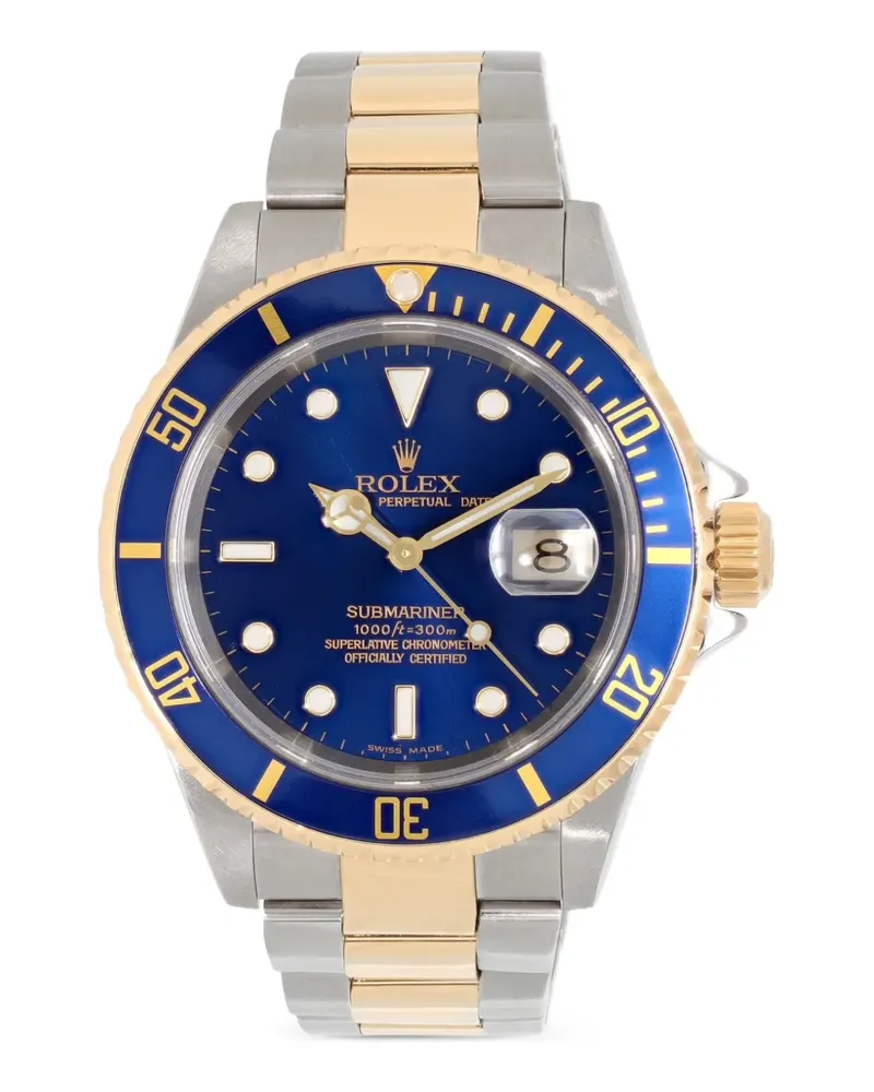 Rolex Oyster Perpetual Submariner Armbanduhr 40mm - Blau Blau