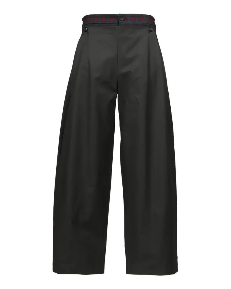 Egonlab Jogginghose im Hybrid-Design - Schwarz Schwarz
