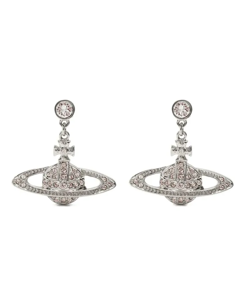Vivienne Westwood mini Bas Relief drop earrings - Silber Silber