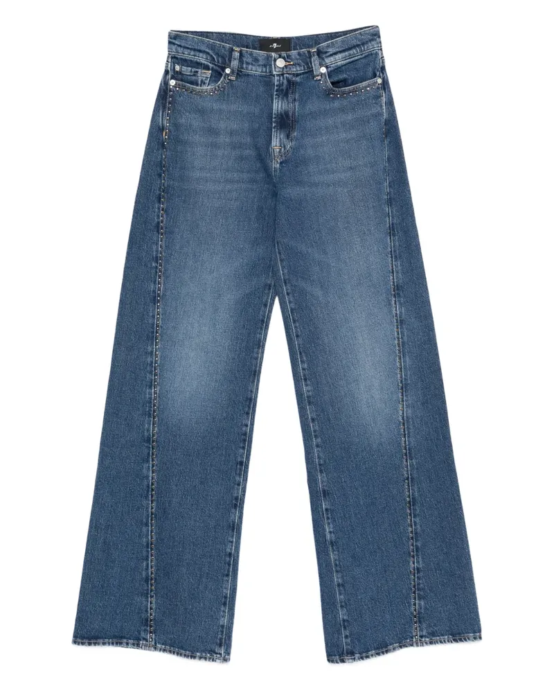 7 for all mankind Twisted Lotta studded jeans - Blau Blau