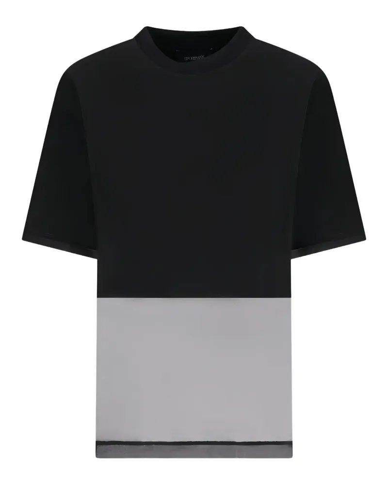SPORTMAX Dottelia colourblock T-shirt - Schwarz Schwarz