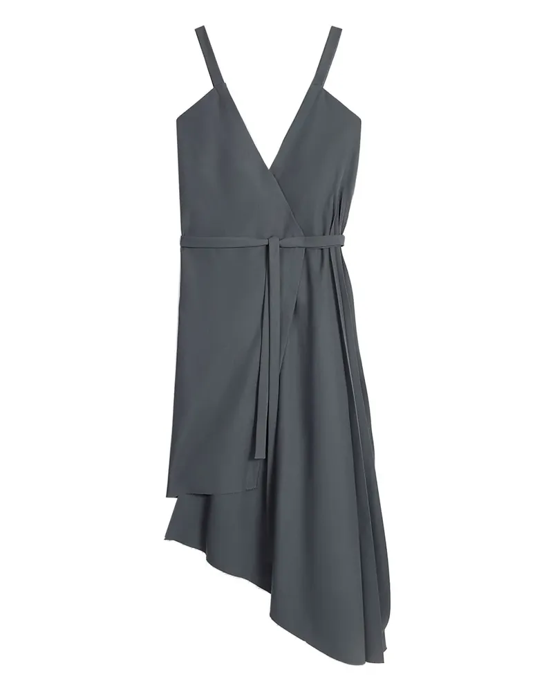 Ports 1961 Asymmetrisches Wickelkleid - Grau Grau