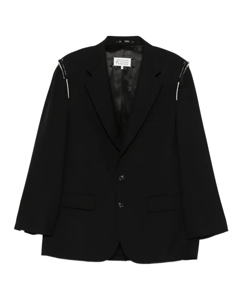 Maison Margiela Klassischer Blazer - Schwarz Schwarz