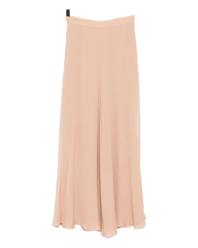 Elie Saab Palazzohose aus Seide - Nude Nude