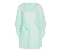 Petra lace-knit kaftan - Grün