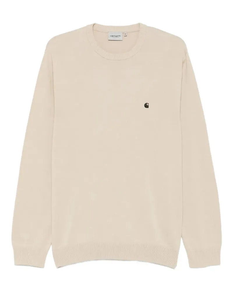 Carhartt WIP Madison Pullover mit Logo-Stickerei - Nude Nude