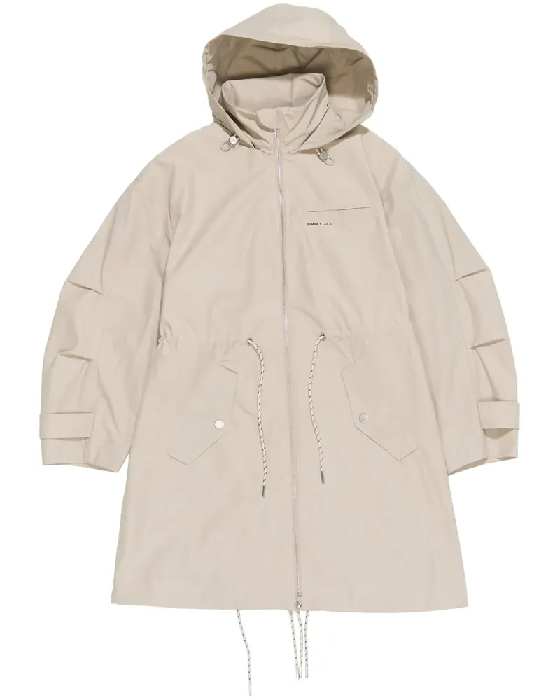 BIMBA Y LOLA Trenchcoat mit Kordelzug - Nude Nude