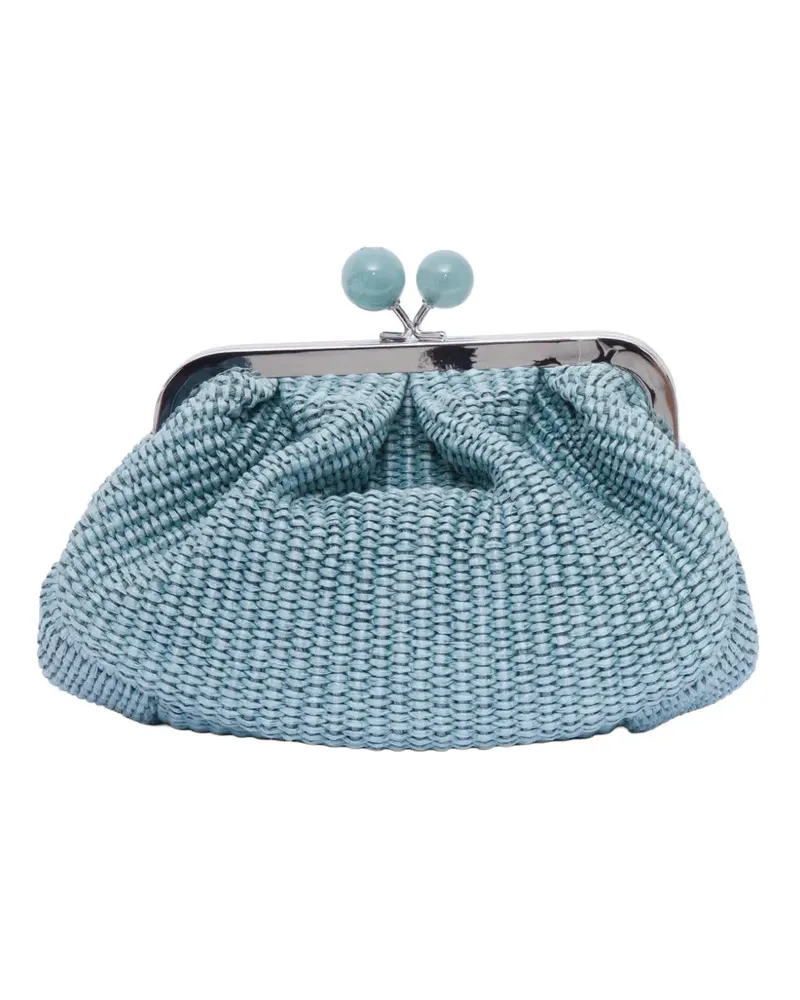 Max Mara Pasticcino woven shoulder bag - Blau Blau