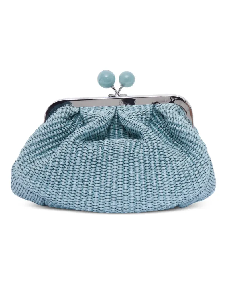 Max Mara Pasticcino woven shoulder bag - Blau Blau