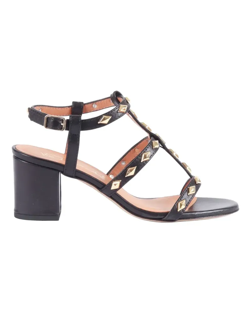 Via Roma 15 studded sandals - Schwarz Schwarz