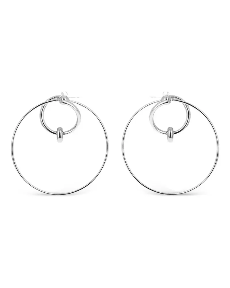 Justine Clenquet Eva hoop earrings - Silber Silber