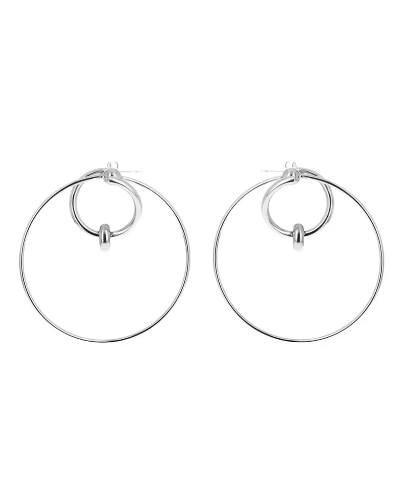 Justine Clenquet Eva hoop earrings - Silber Silber