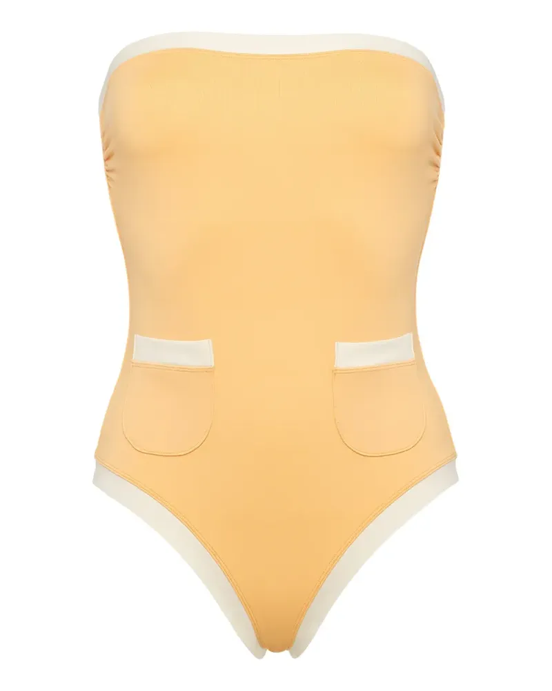 Eres Exotique Badeanzug mit Tasche - Gelb Gelb