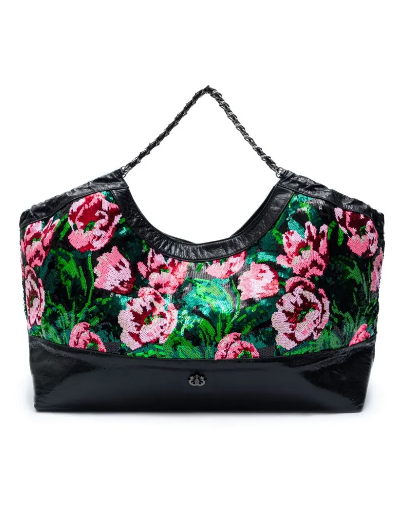 ISLA Maxi Danny Shopper mit Pailletten - Schwarz Schwarz