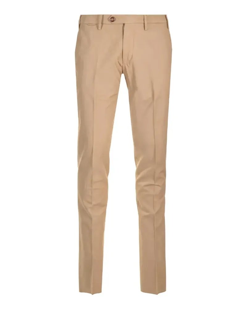 Al Duca D’Aosta 1902 pressed-crease slim-fit trousers - Nude Nude